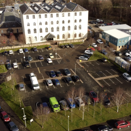 EXTENSIVE CAR PARKING AND  AMPLE PROVISION FOR CYCLISTS