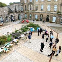 Communal courtyard area